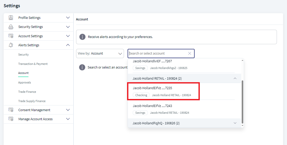 Multi-Customer ID with less or more than 10 accounts